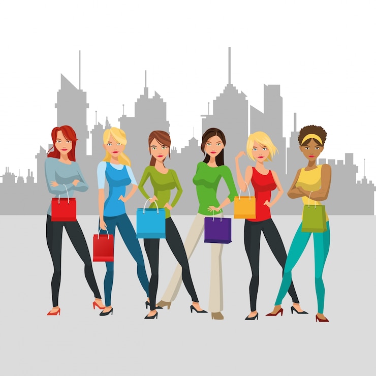 Vector diseño de compras