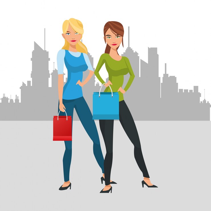Vector diseño de compras