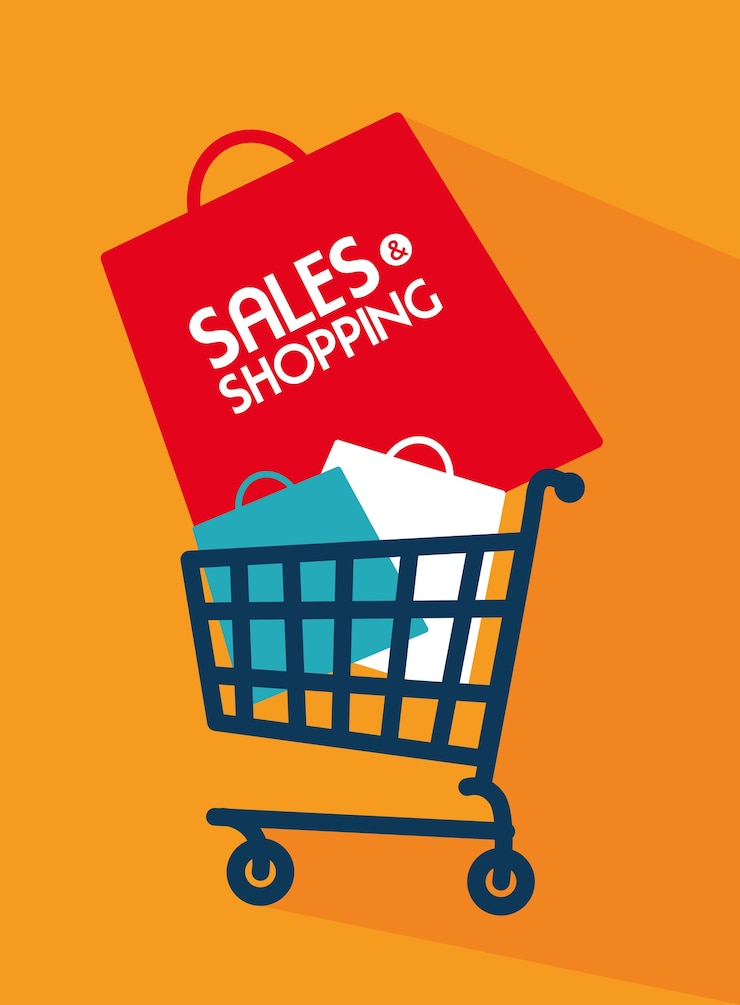 Vector diseño de compras