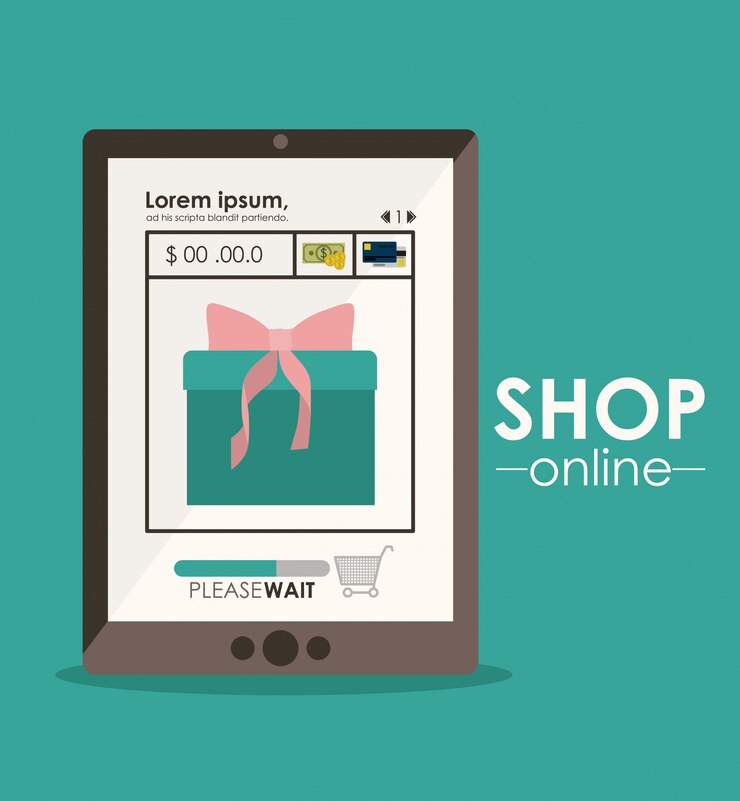 Vector diseño de compras