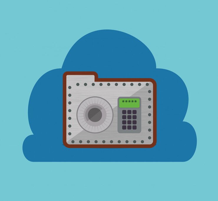 Vector diseño de computación en la nube