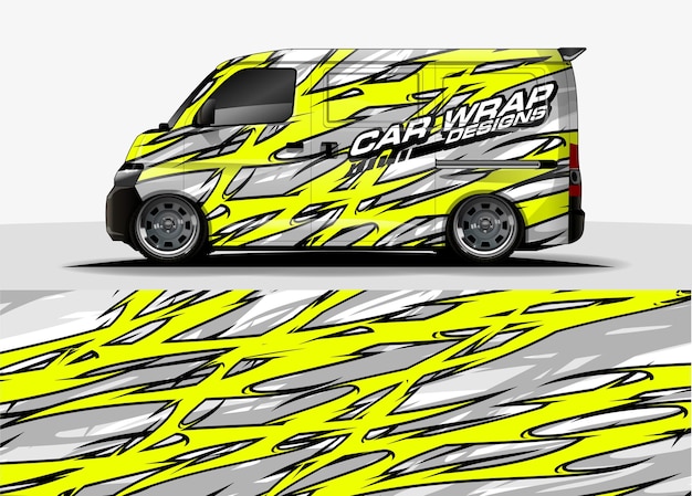 Diseño de concepto de calcomanía para calcomanías para vehículos