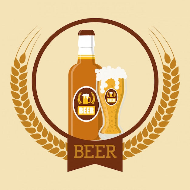 Diseño de concepto de cerveza