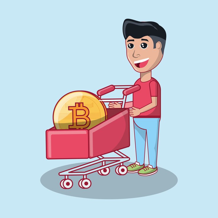 Vector diseño de concepto de criptomoneda