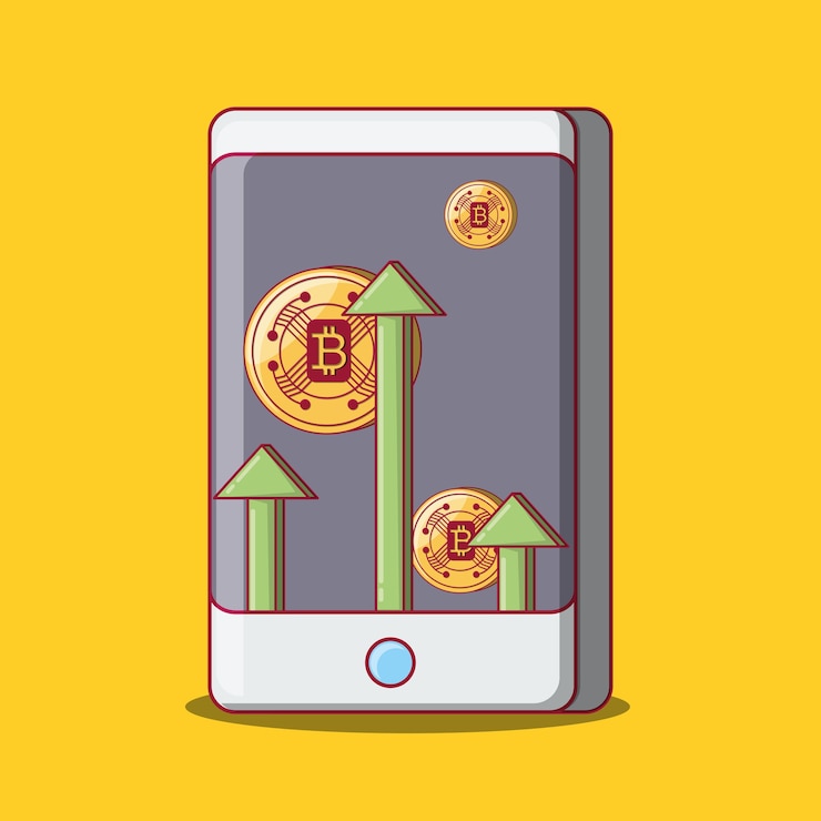 Vector diseño de concepto de criptomoneda