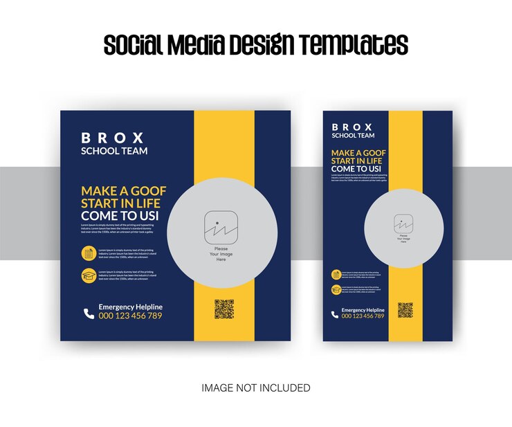 diseño de concepto de plantillas de anuncios de redes sociales