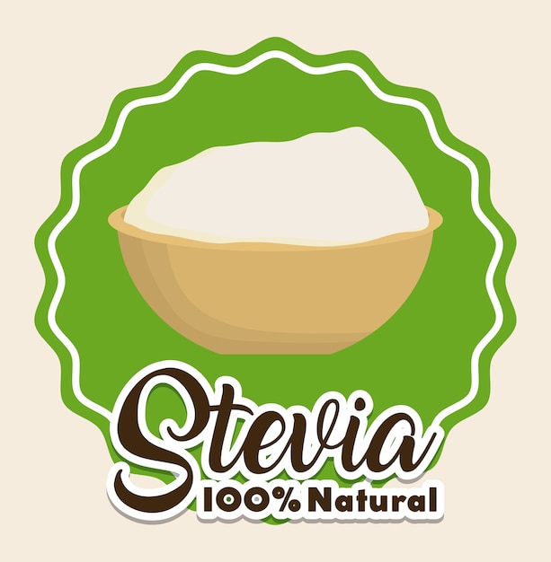 Diseño de concepto de stevia