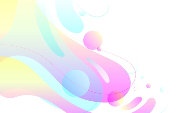 Diseño conceptual de fondo abstracto y colorido