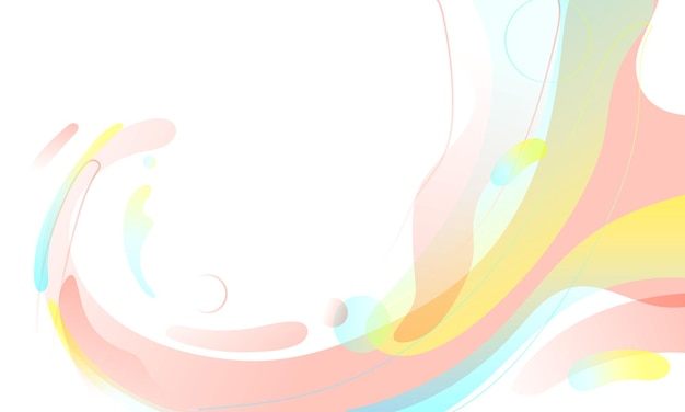 Diseño conceptual de fondo abstracto y colorido