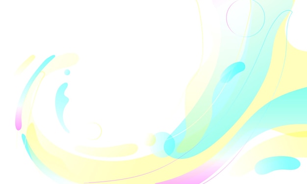 Diseño conceptual de fondo abstracto y colorido