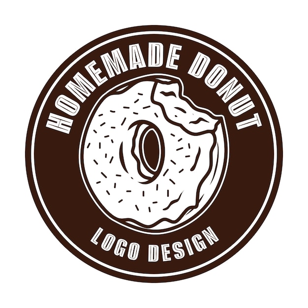 Diseño conceptual del logotipo de Homemade Donut