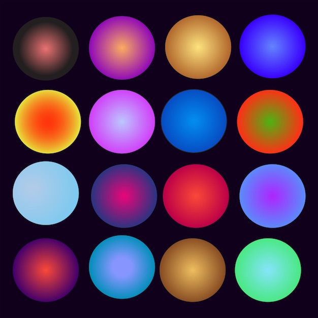diseño de conjunto de colores
