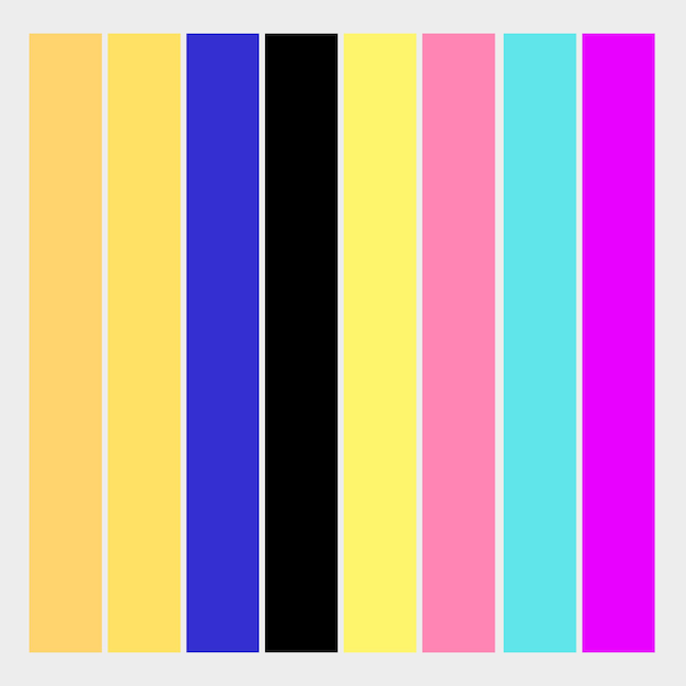 diseño de conjunto de colores