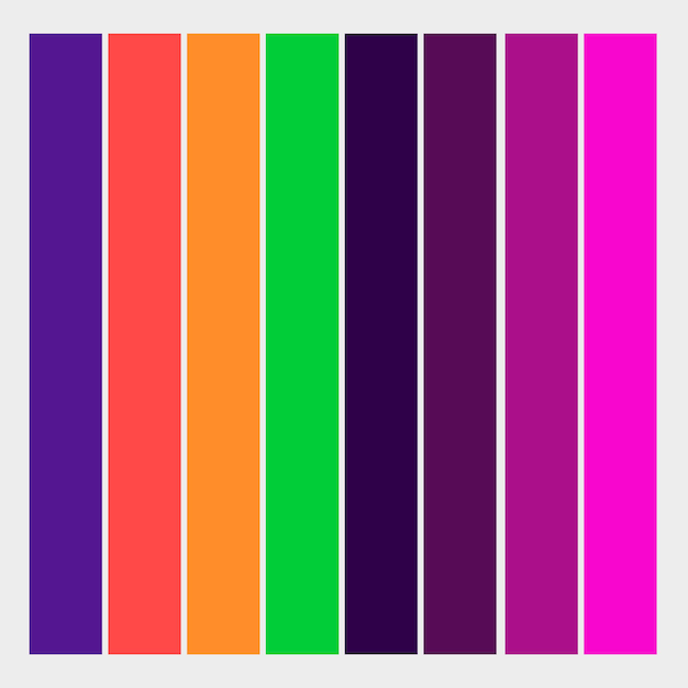 diseño de conjunto de colores