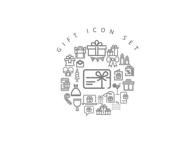 Diseño de conjunto de iconos de plantas