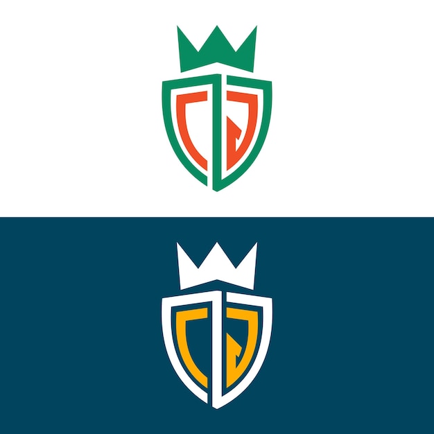 Diseño del conjunto de letras del logotipo CGC