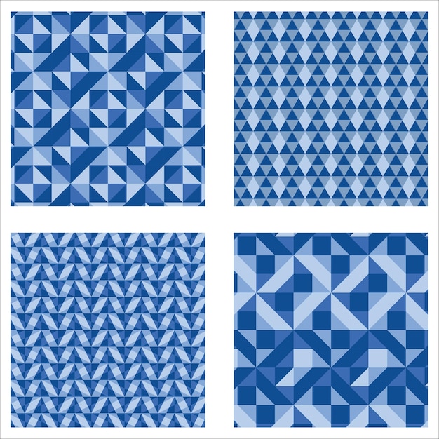 Diseño de conjunto de patrones sin fisuras geométricas