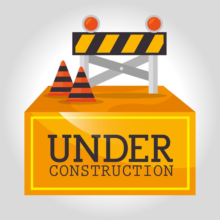 Vector bajo diseño de construcción