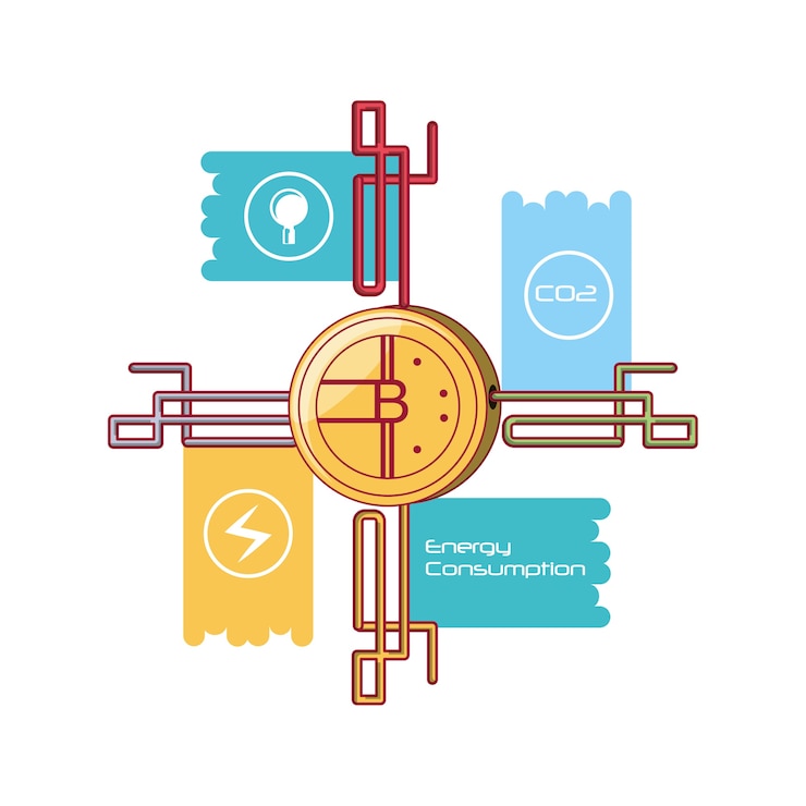 Vector diseño de consumo de energía