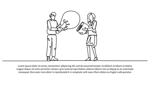 El diseño continuo de una línea de cooperación determina las ideas