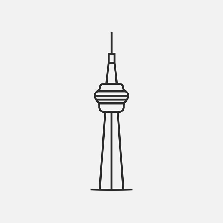 Diseño del contorno de la Torre CN Jewel de la Corona de Toronto