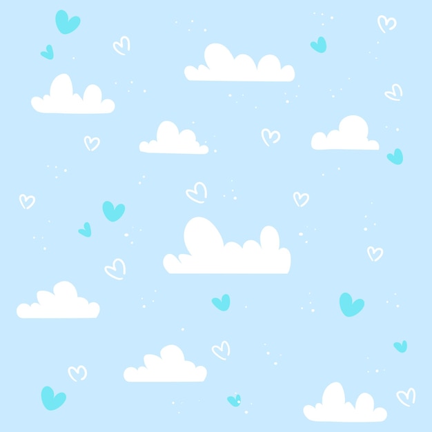 diseño de corazones lindos para el fondo del Día de San Valentín