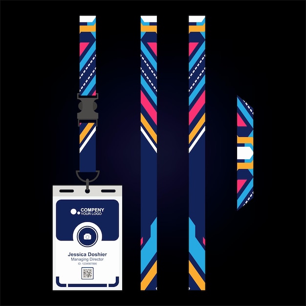 Diseño del cordón de la tarjeta de identificación