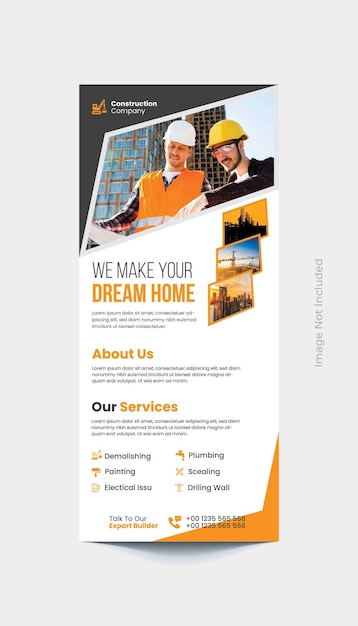 Diseño corporativo de banner roll up