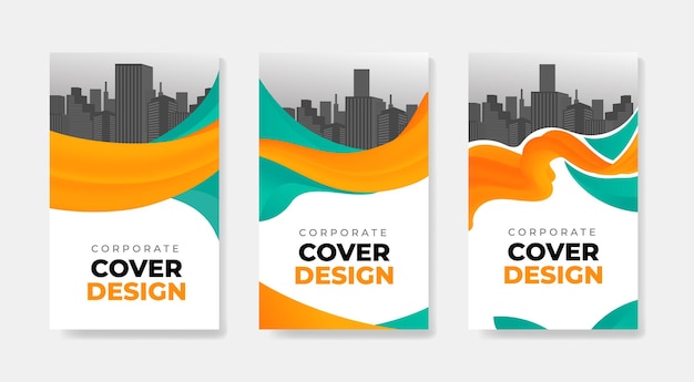 Diseño corporativo moderno para folleto, informe anual, afiche, volante, diseño con tamaño A4