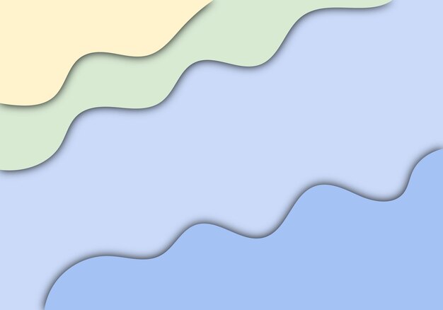 El diseño de corte de papel abstracto colorido se mezcla con formas dinámicas y capas vibrantes