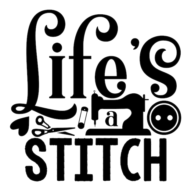 Diseño de costura SVG