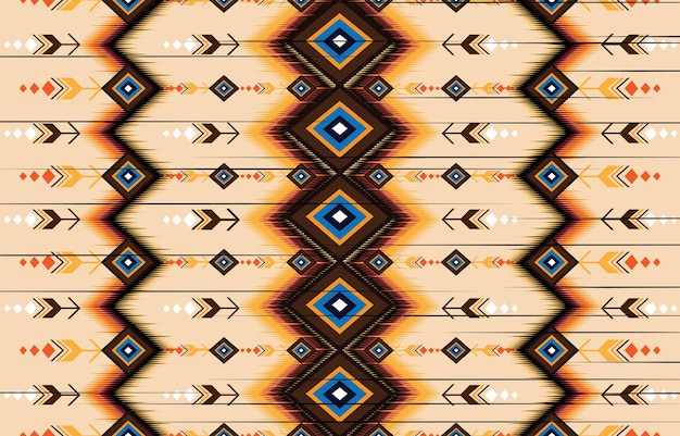 diseño sin costuras de patrón ikat para el fondo.
