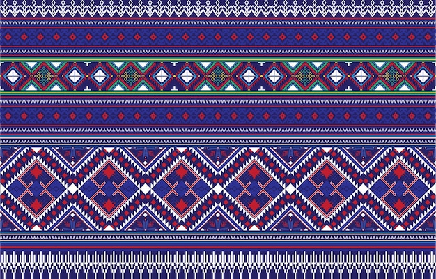 Diseño sin costuras de patrones étnicos geométricos para fondo o papel tapiz.