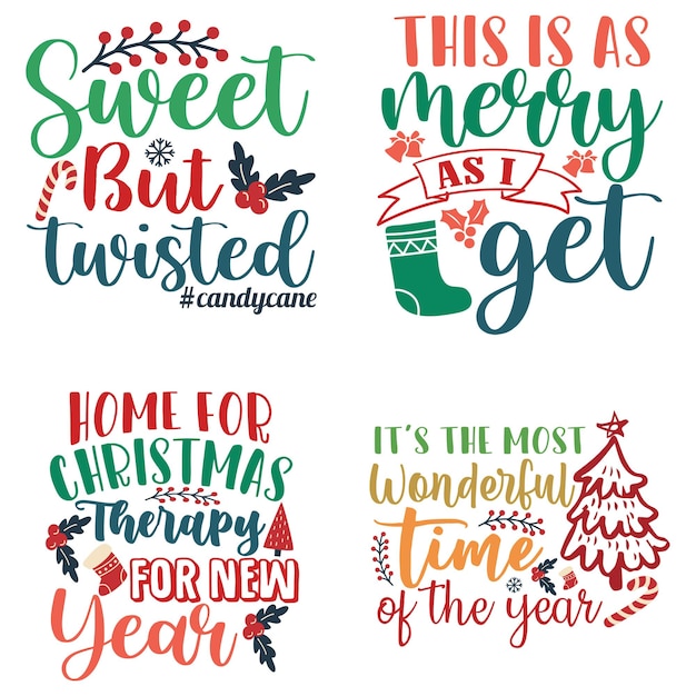 Diseño de cotizaciones de Svg de Navidad