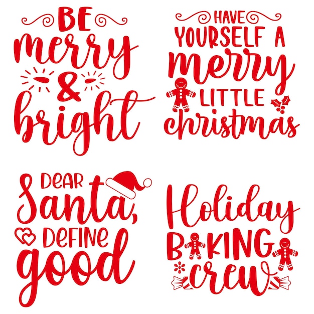 Diseño de cotizaciones de Svg de Navidad