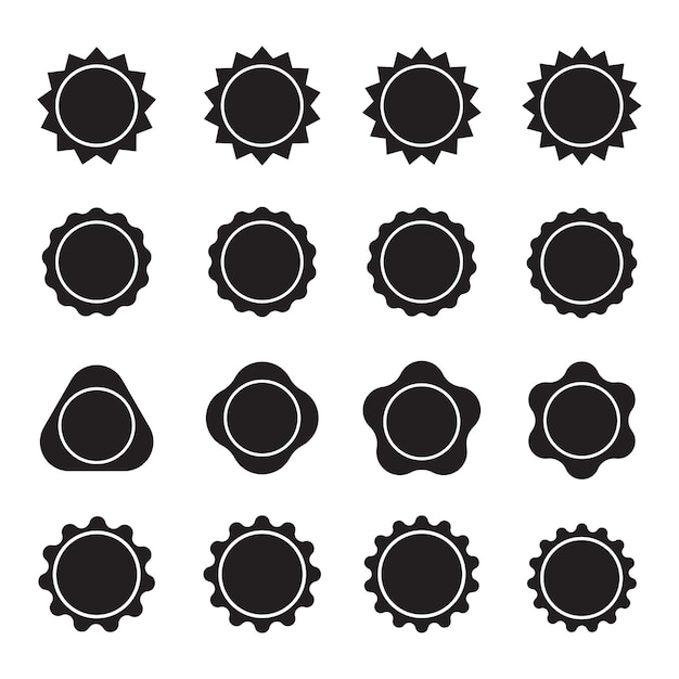 Diseño creativo y atractivo en forma de estrella para el diseñador