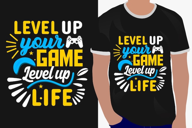 Vector diseño creativo de camisetas de juegos