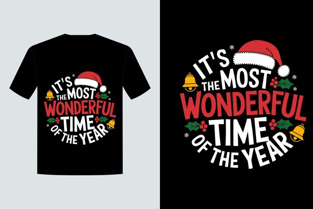 Diseño creativo de camisetas navideñas