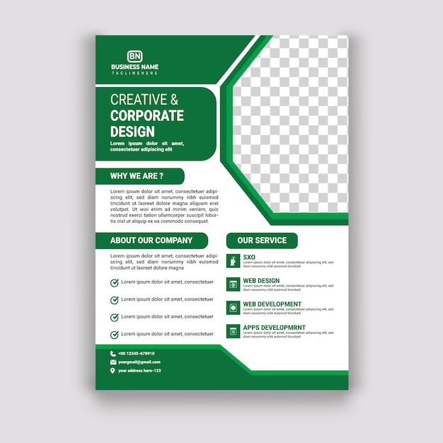 Diseño creativo y corporativo de volantes
