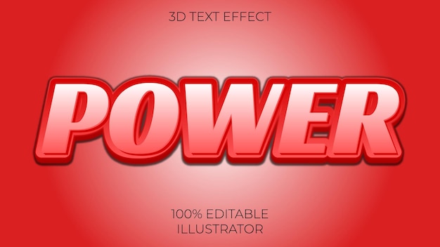 Diseño creativo de efectos de texto en 3D.