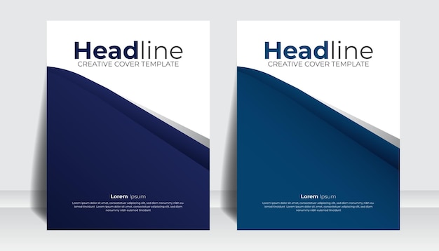 Diseño creativo y exclusivo Variación exclusiva de colores Diseño de portadas corporativas de libros