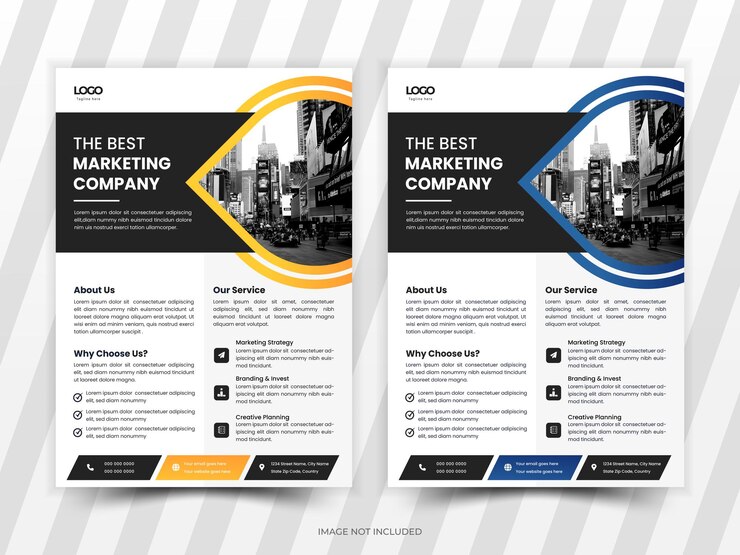 Diseño creativo de folletos corporativos plantilla diseño de folletos comerciales
