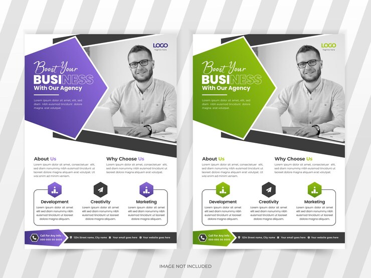 Diseño creativo de folletos corporativos plantilla diseño de folletos comerciales