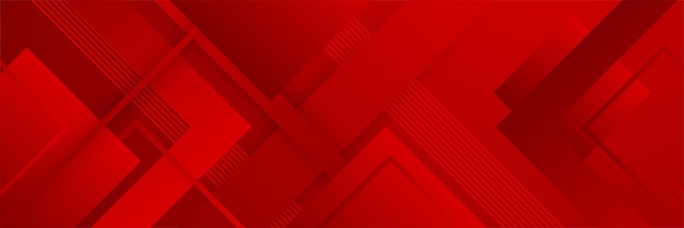 Diseño creativo de fondo de banner web abstracto rojo moderno