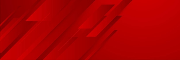 Diseño creativo de fondo de banner web abstracto rojo moderno