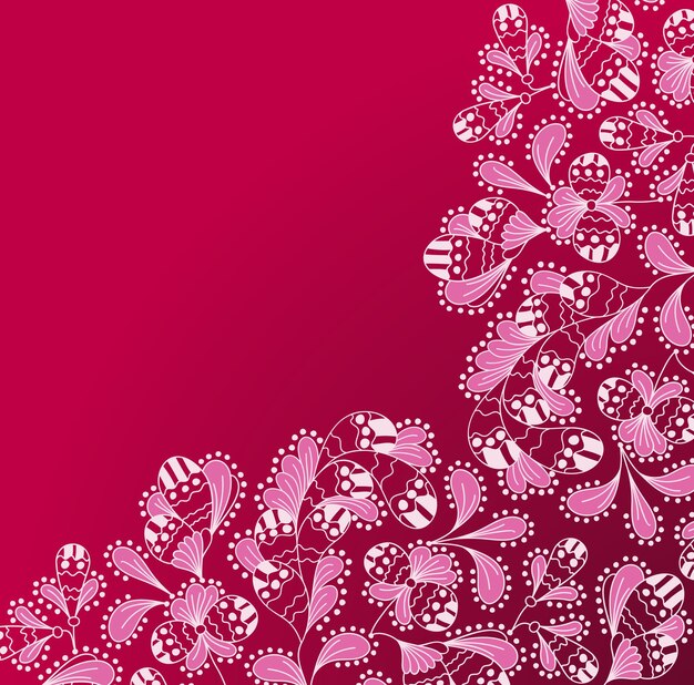 diseño creativo de fondo floral vectorial 9