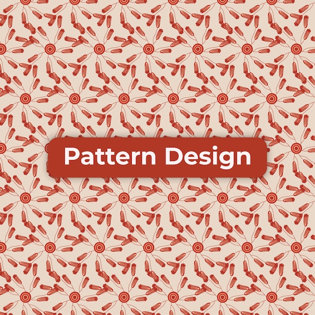 Diseño creativo de fondo con patrones florales