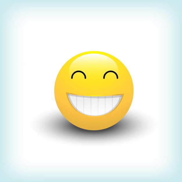 Diseño creativo de ilustraciones de emojis vectoriales en un fondo azul claro 3