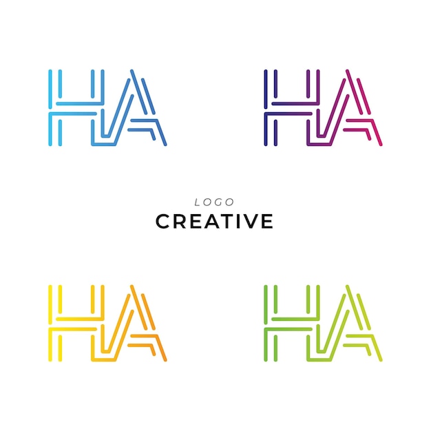 Diseño creativo de logotipo Diseño de marca Diseño de logotipo Ilustración vectorial Diseño de icono Diseño de monograma