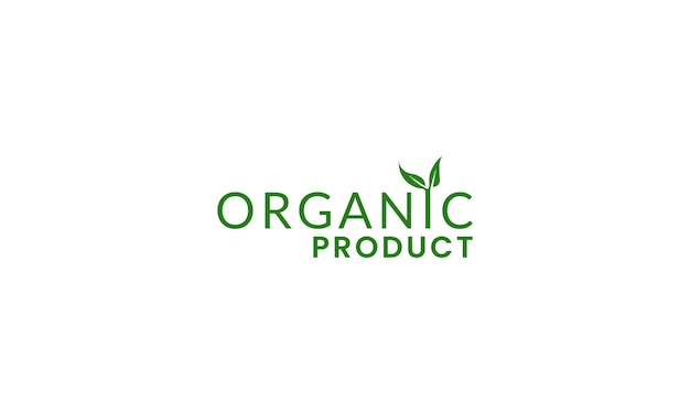 Diseño creativo del logotipo de la etiqueta de los productos naturales saludables